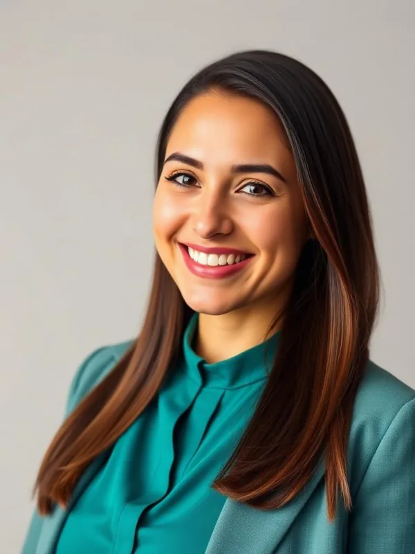 Retrato de Larissa Mendes, Consultora Sênior de Planos PME